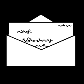 write a letter / letter