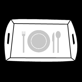 plateau / plateau de serveur