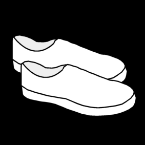 pantoufles de gymnastique