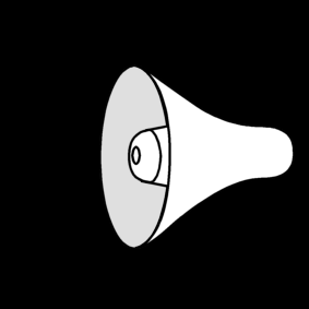 porte-voix / haut-parleur