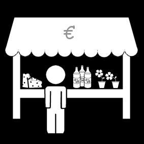 naar de markt / markt