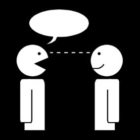 making eyecontact