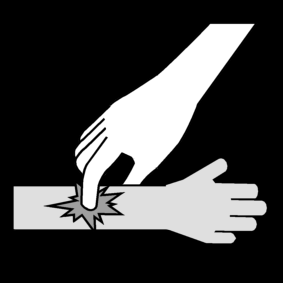 pitsen / knijpen