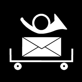 mail duty / mail trolley