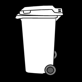 trash can / garbage can