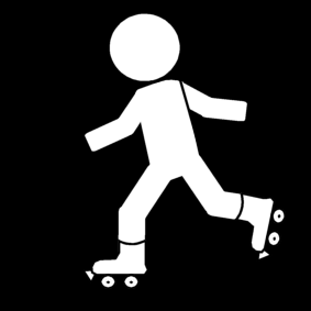 faire du patin à roulette