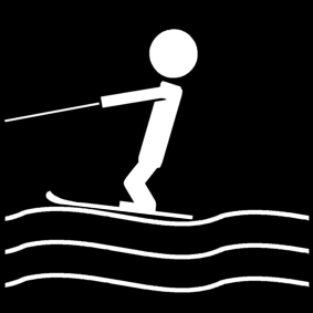 water-skiing
